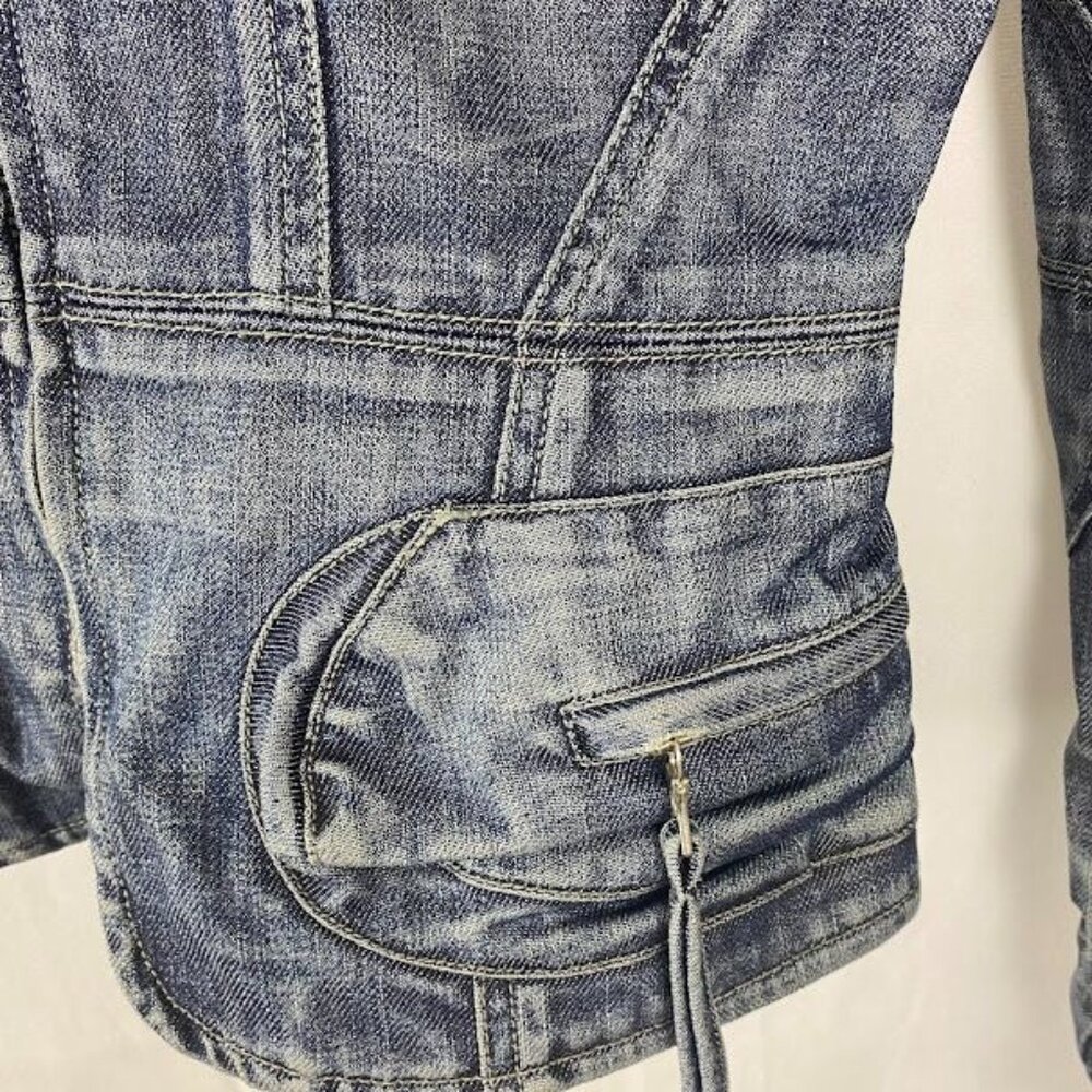 Banana Republic Classic Fitted‎ Denim Jean Jacket Women's Small. - Picture 4 of 10
